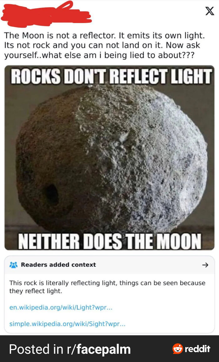 The Moon Doesn’t Reflect Light? What Planet Are You On?