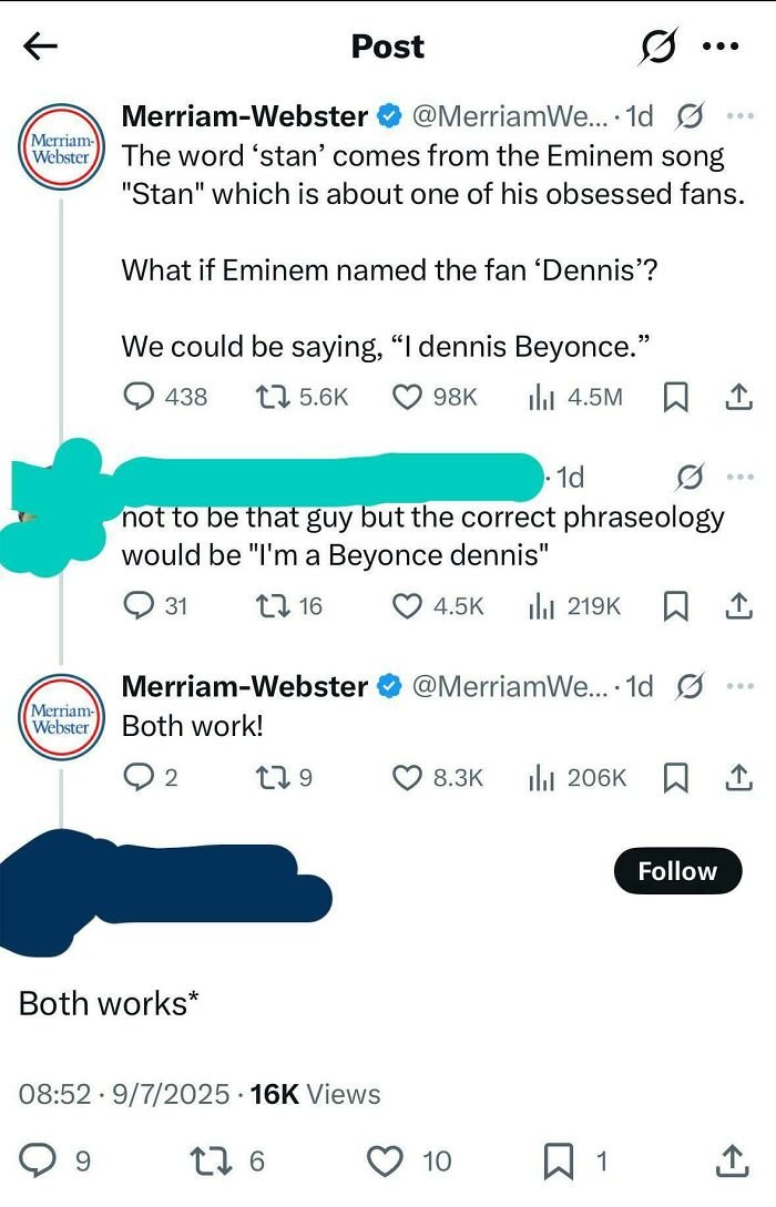 Two People Confidently Wrong About The Dictionary? Yup.