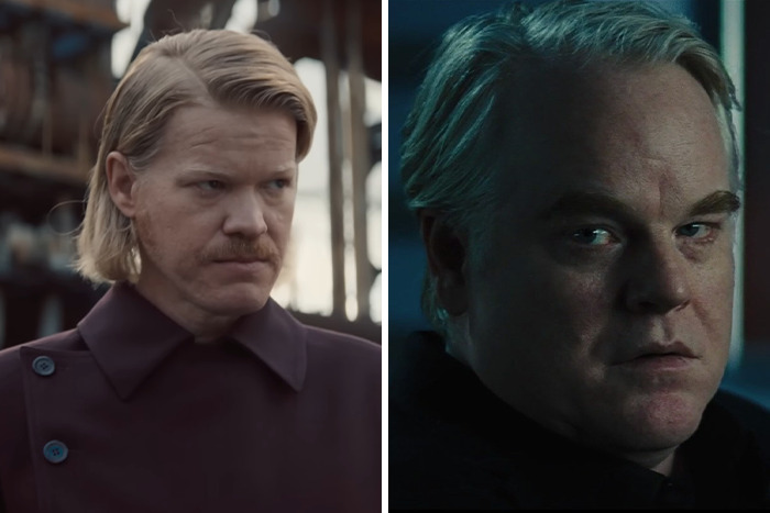 Jesse Plemons as Plutarch Heavensbee, taking over from Philip Seymour Hoffman