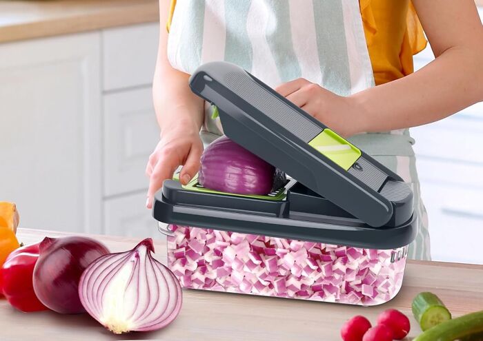 Cry Happy Kitchen Tears With This 12-In-1 Veggie Chopper