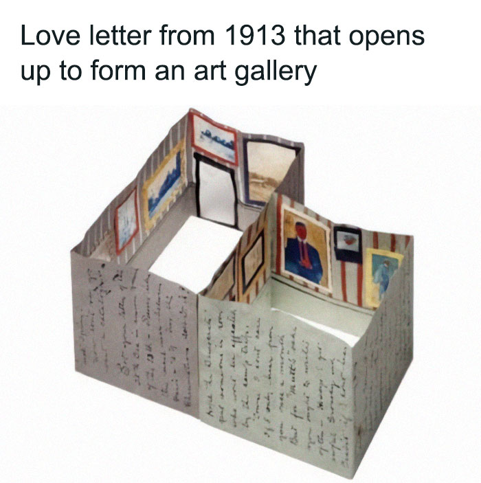 A Love Letter That Turns Into a Mini Art Gallery