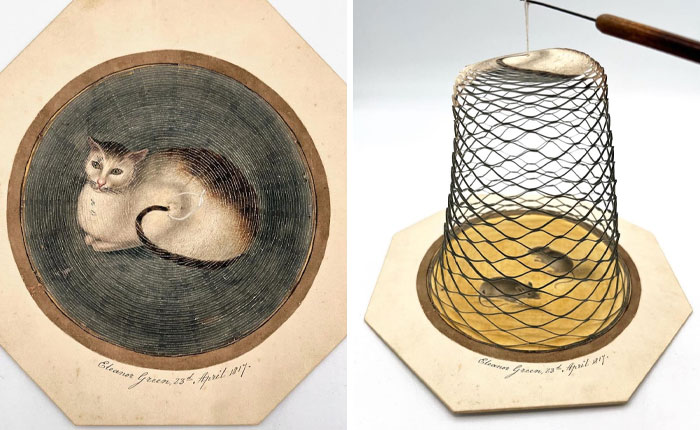 An 1817 Cat-and-Mouse ‘Cobweb’ Valentine