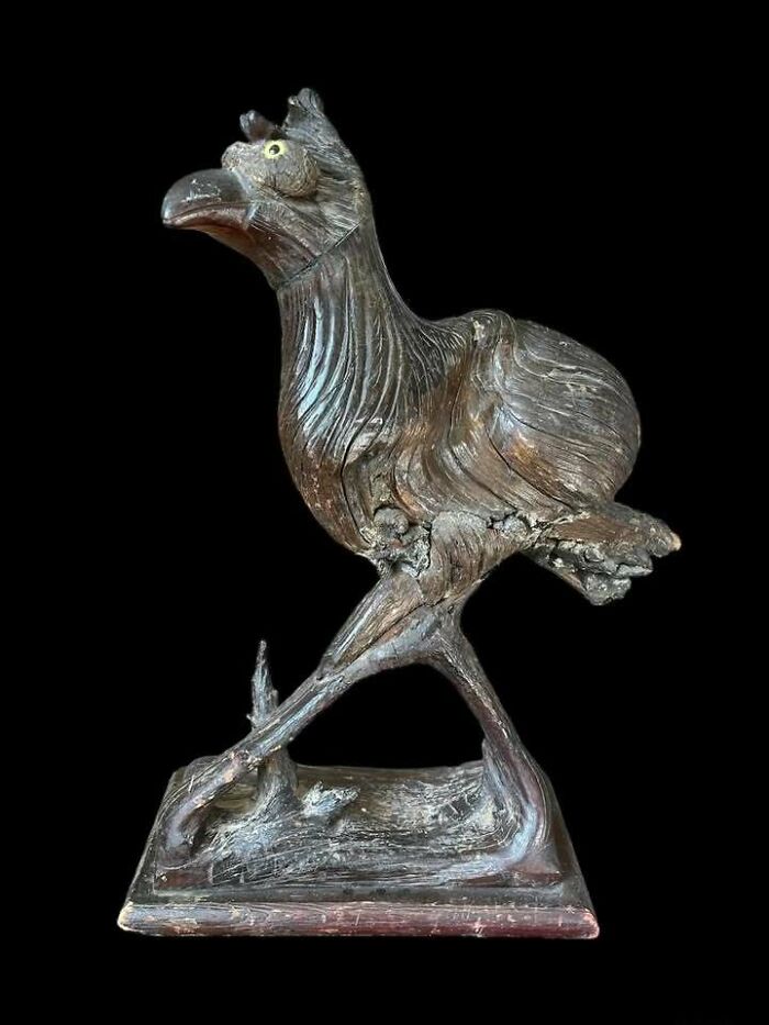 Bird Sculpted From Tree Roots By Moses Ogden, Late 1800s