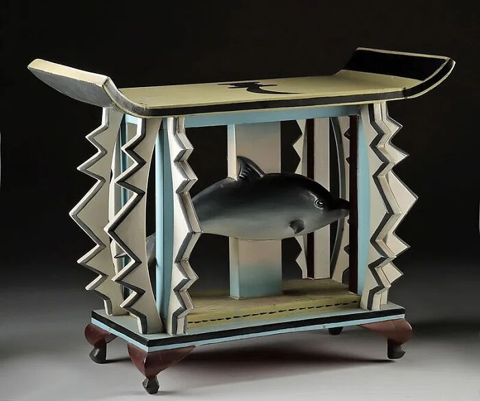 Cool Ghanaian Console Table From Around 1990