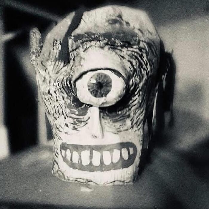 A Homemade Halloween Mask From 1965 That’s Creepily Cool