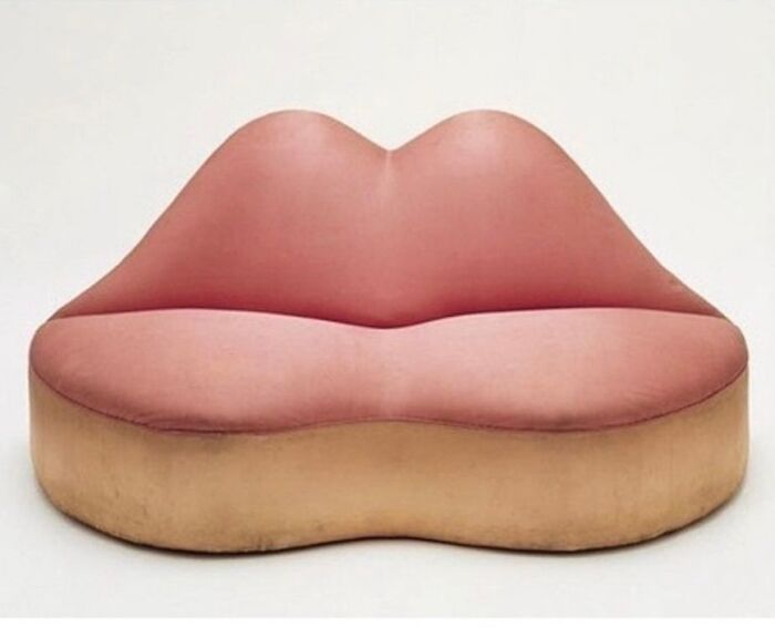 Salvador Dalí’s Famous Mae West Lips Sofa, 1938