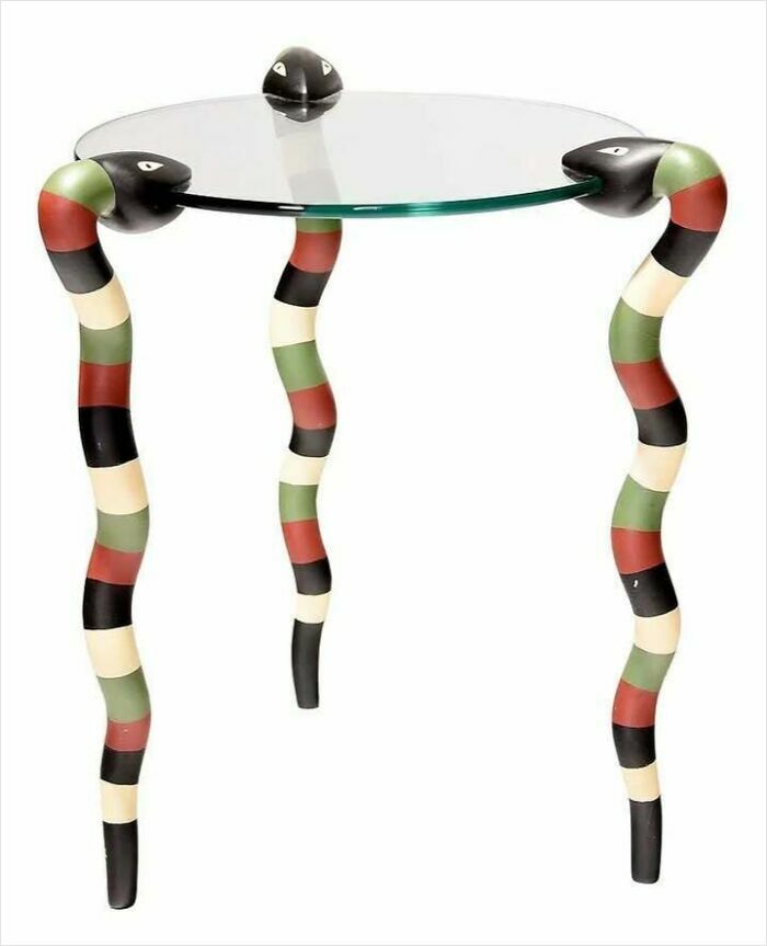 Snake Table Created By Artist Judy Mckie In 1986