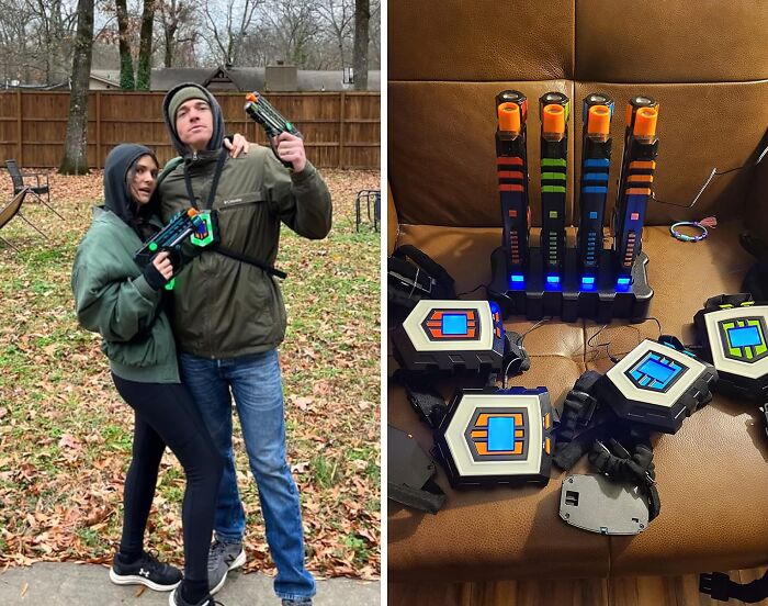 Burn Off Some Energy With The Rechargeable Laser Tag