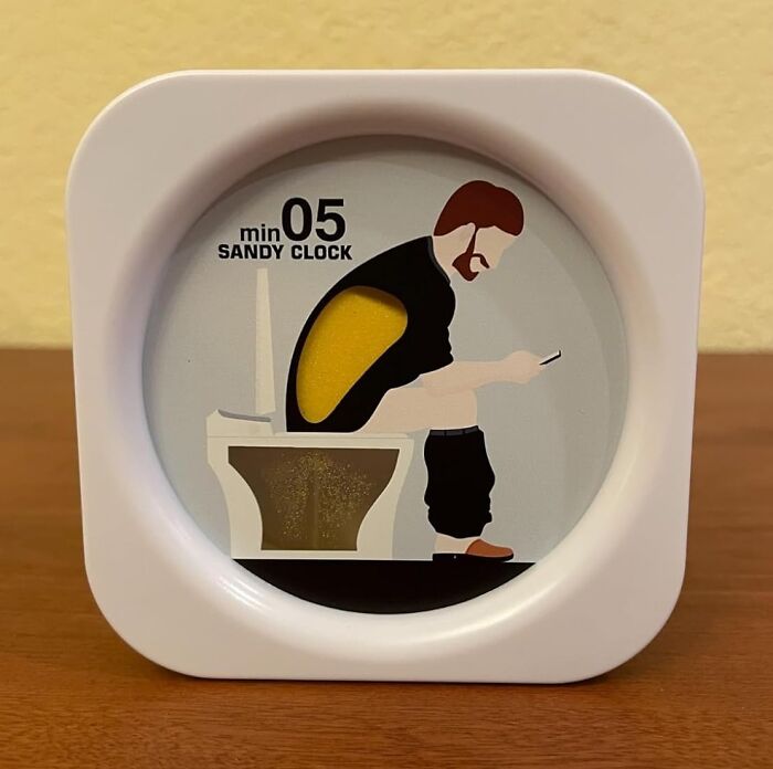 Don’t Get Caught Overstaying Your Welcome With This Toilet Timer