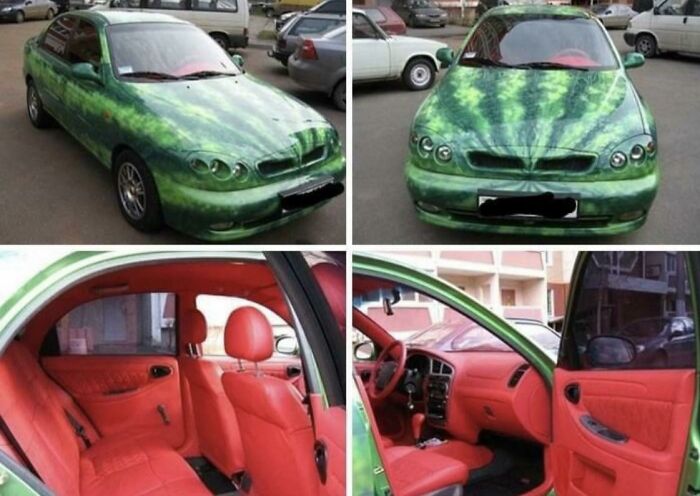 Looks Like This Car Got Some Serious Planting Issues