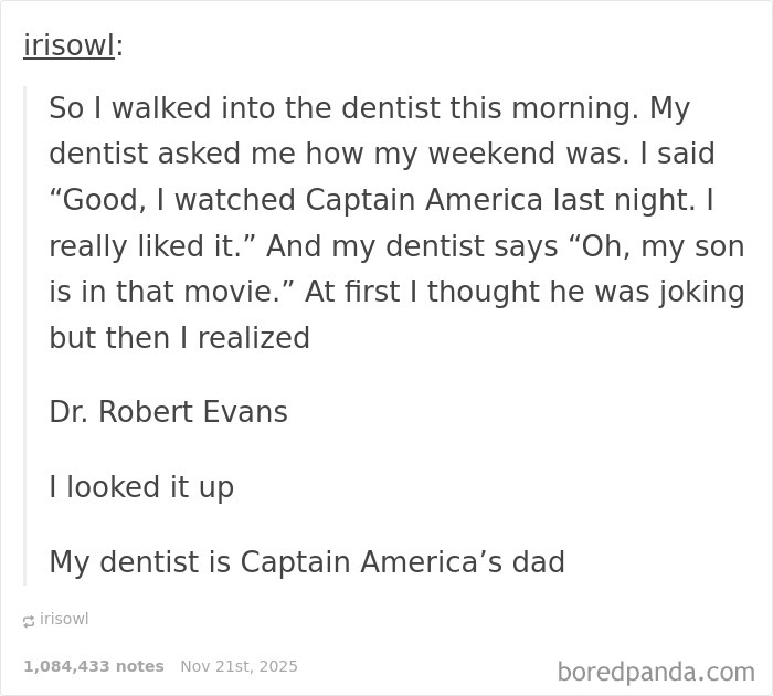 Chris Evans's Dad Is a Dentist and Still Doing His Thing!