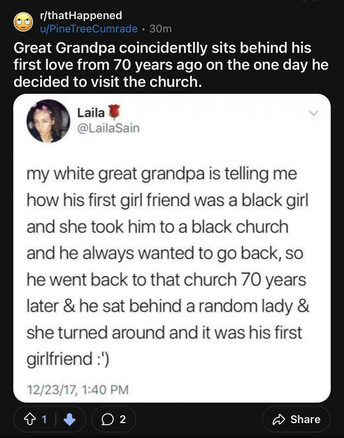 No Way Two People Could Be at the Same Church!