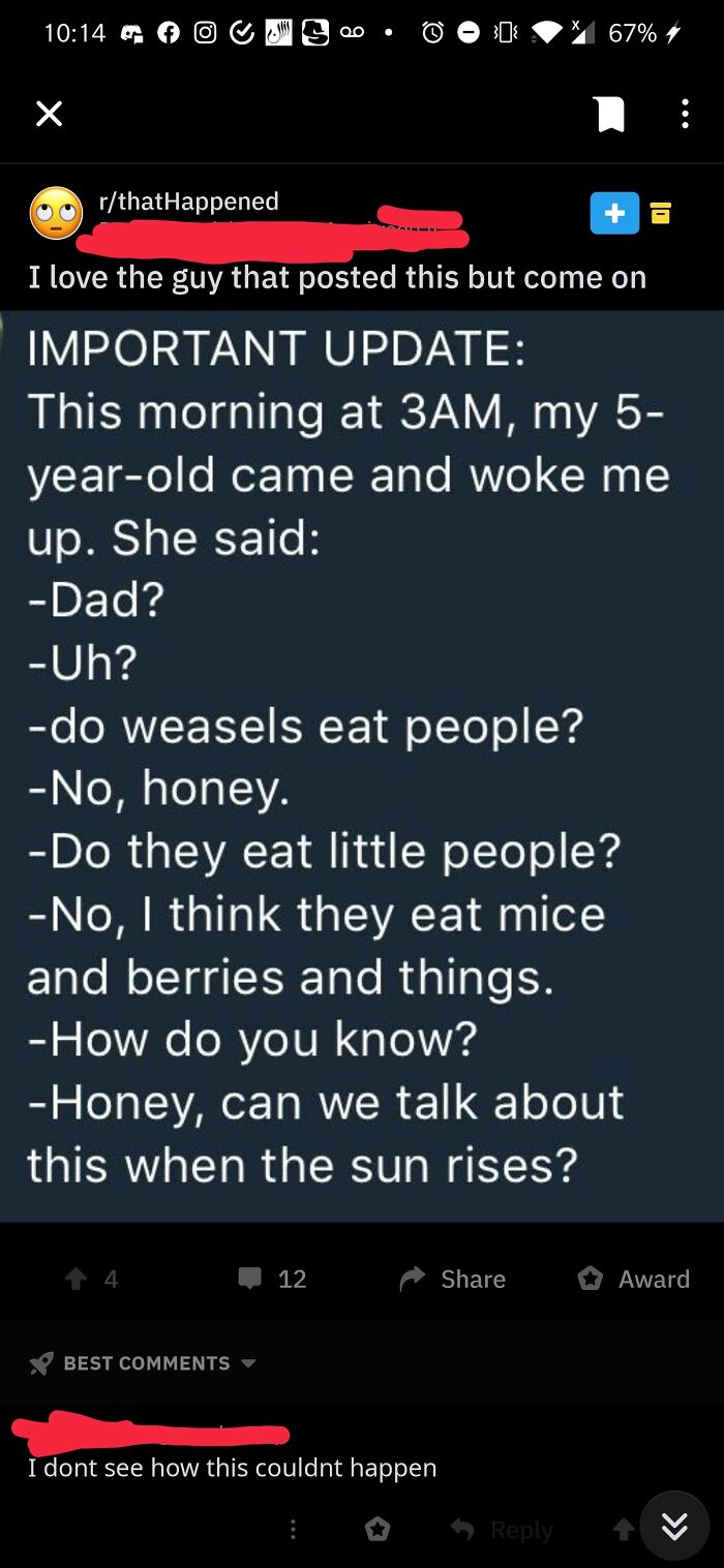 One of the Most Mundane Interactions Ever, But Still True