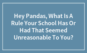 The Weirdest School Rules That Made Us Go 'Wait, What?!'
