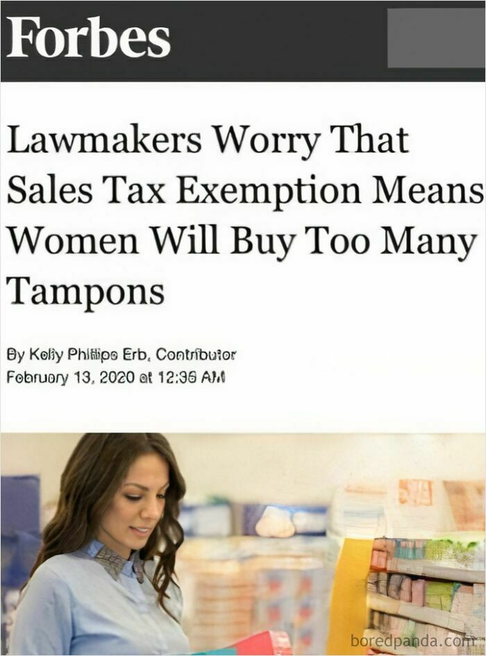 Tampons Are So Cheap, I’m Gonna Have Two Periods Just For Fun