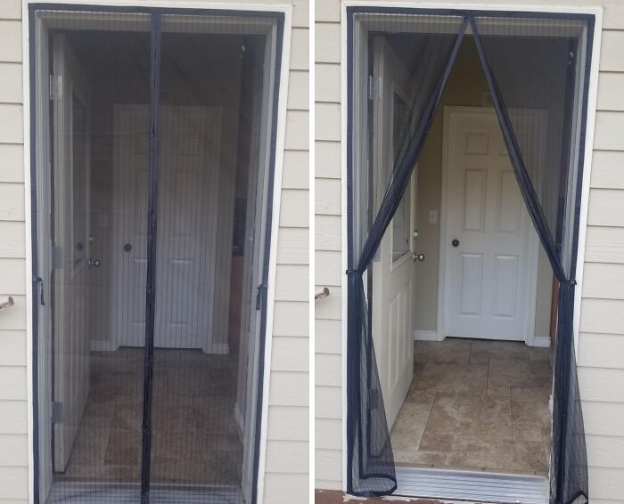 Stop The Back Door Drama With This Magnetic Screen Door