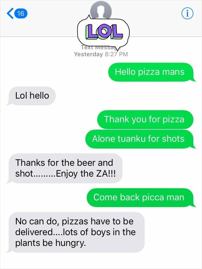 I Drunk Texted My Pizza Guy Last Night, And Now We’re Basically Dating