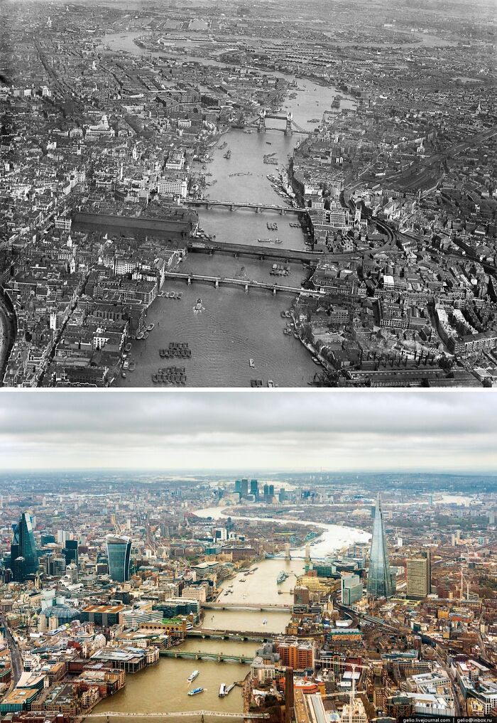 London: 1920 Flashback vs. 2014 Cool