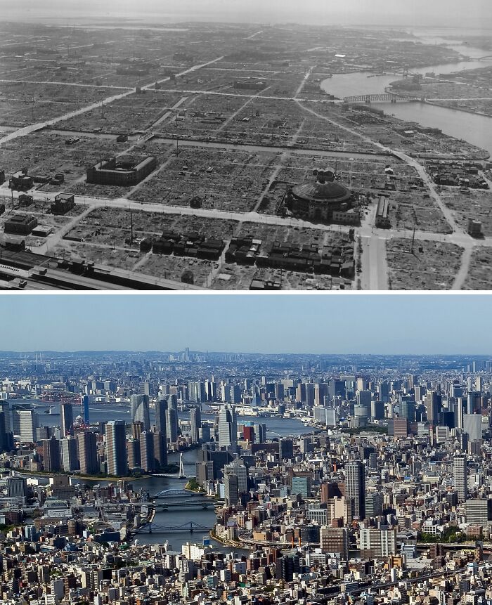 Tokyo: 1945 Look vs. 2014 Glow