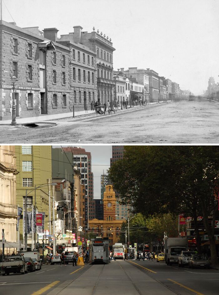 Melbourne: 1870 Vintage vs. 2010 Cool