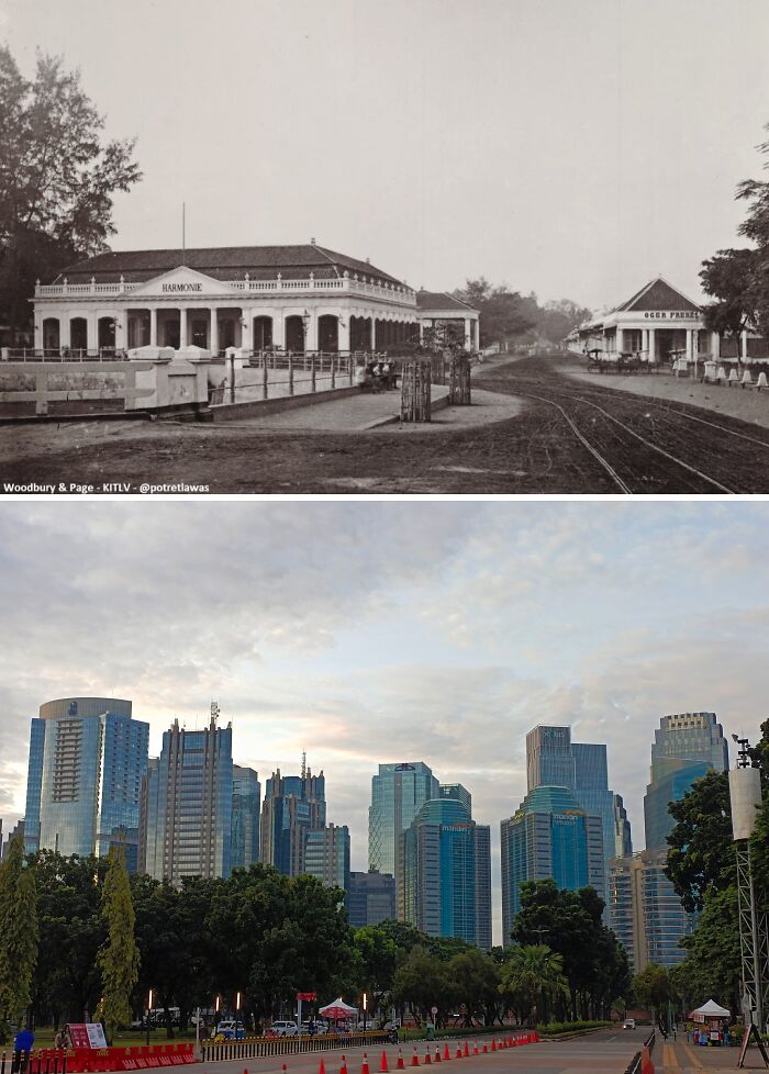 Jakarta: 1880 Old Town vs. 2022 Buzzing City