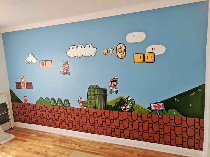 Freehand Mario Mural? Sister’s Got Talent and The Evidence Is Stunning