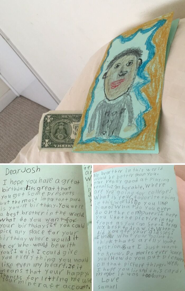 Birthday Love: Little Brother’s Sweet Card Made My Day