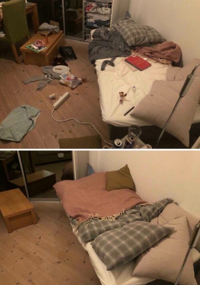 Cleaned Up My Sister’s Room When She Was Feeling Down—Instant Mood Lift!