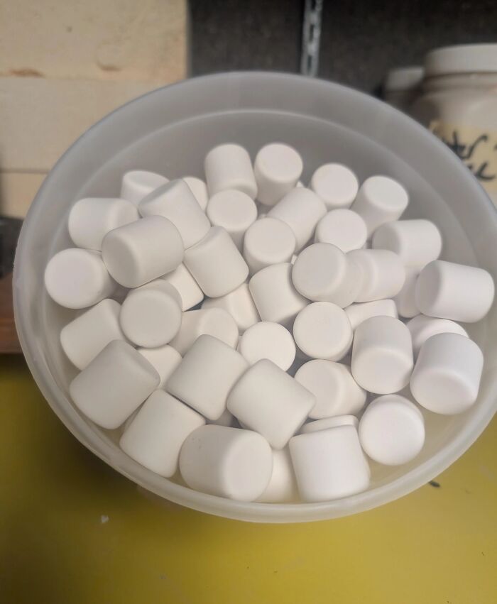 Forbidden Mini Marshmallows? Nope, Tough Grinding Stuff!