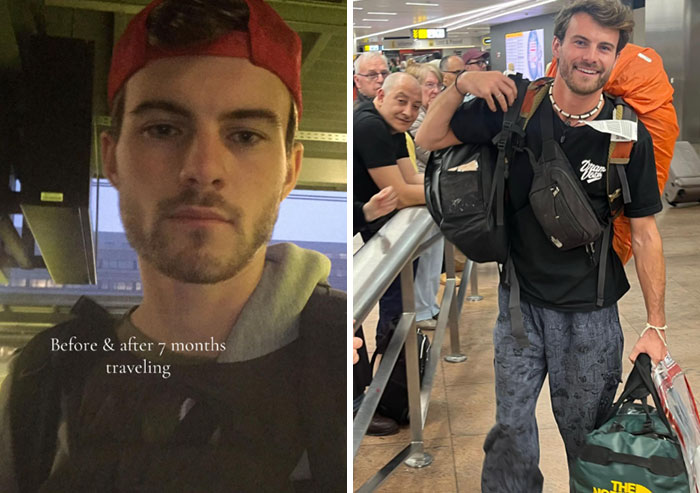 Wait Till You See These 30 Backpackers' Before and After Travel Pics—It's Wild!