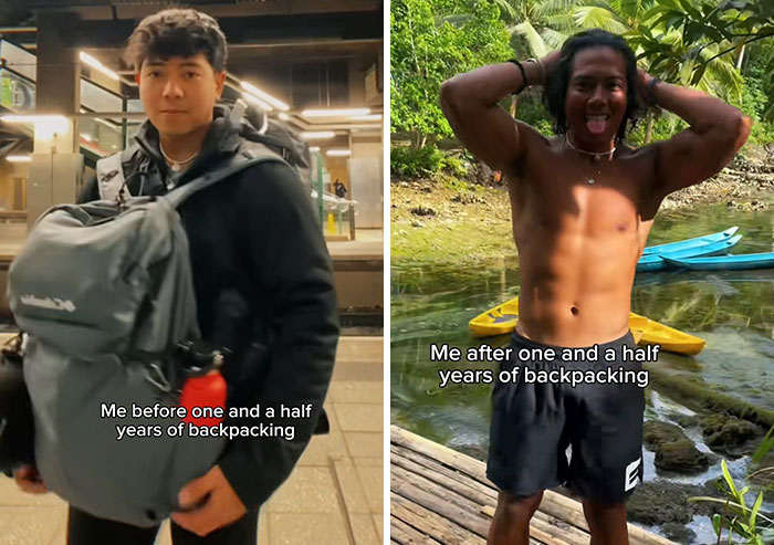 Wait Till You See These 30 Backpackers' Before and After Travel Pics—It's Wild!