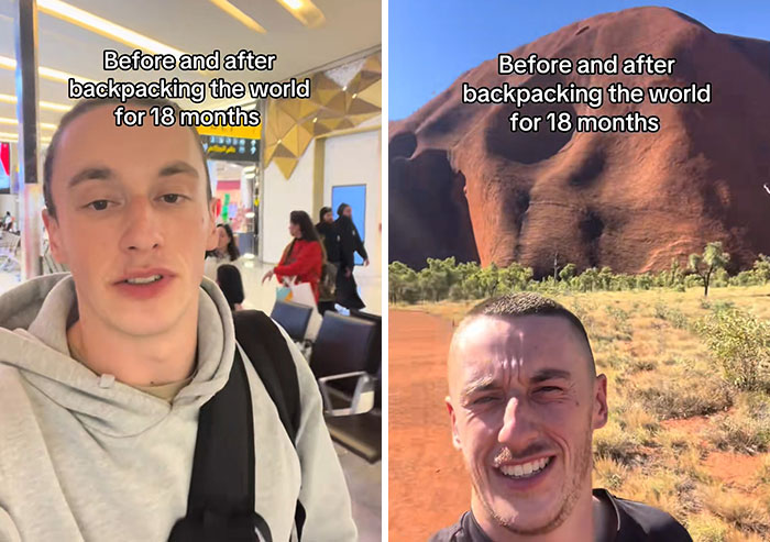 Wait Till You See These 30 Backpackers' Before and After Travel Pics—It's Wild!