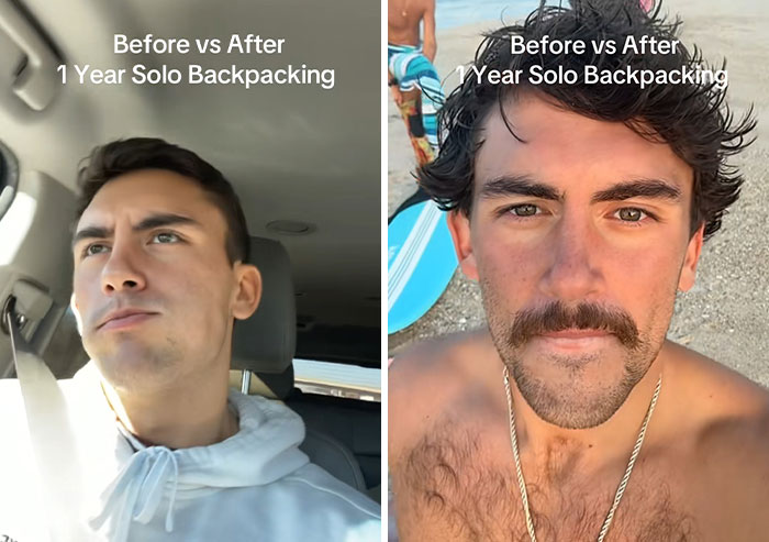 Wait Till You See These 30 Backpackers' Before and After Travel Pics—It's Wild!