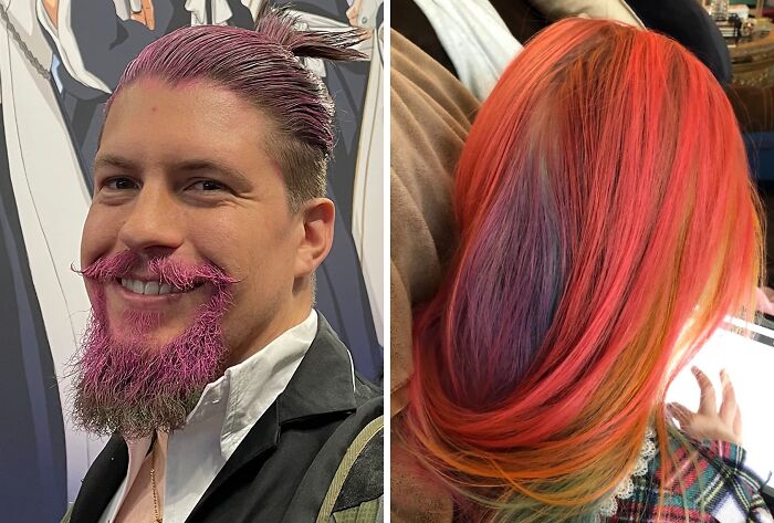 Dye Your Hair Rainbow-Style (Temporarily!) With This Hair Chalk Comb