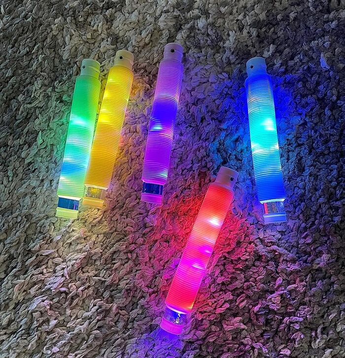 Get Your Fidget Fix With These Light Up Fidget Pop Tubes That Glow And Squeeze