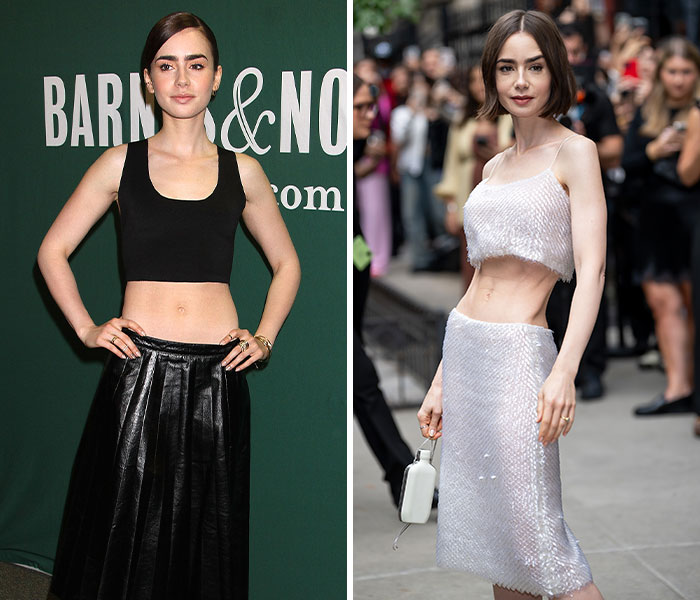 Lily Collins’ Skin-and-Bone Shock