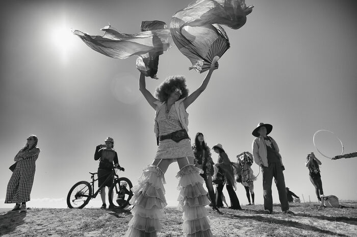 Venice Beach, February 2023 by Gail Just – Chillin' by the Waves