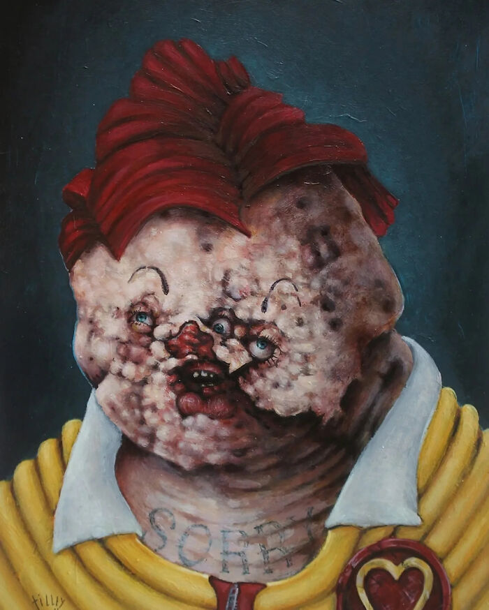 Wait, They Actually Made These Pop Culture Fever Dream Paintings?!