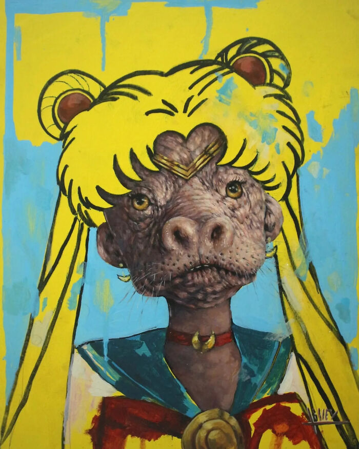Wait, They Actually Made These Pop Culture Fever Dream Paintings?!