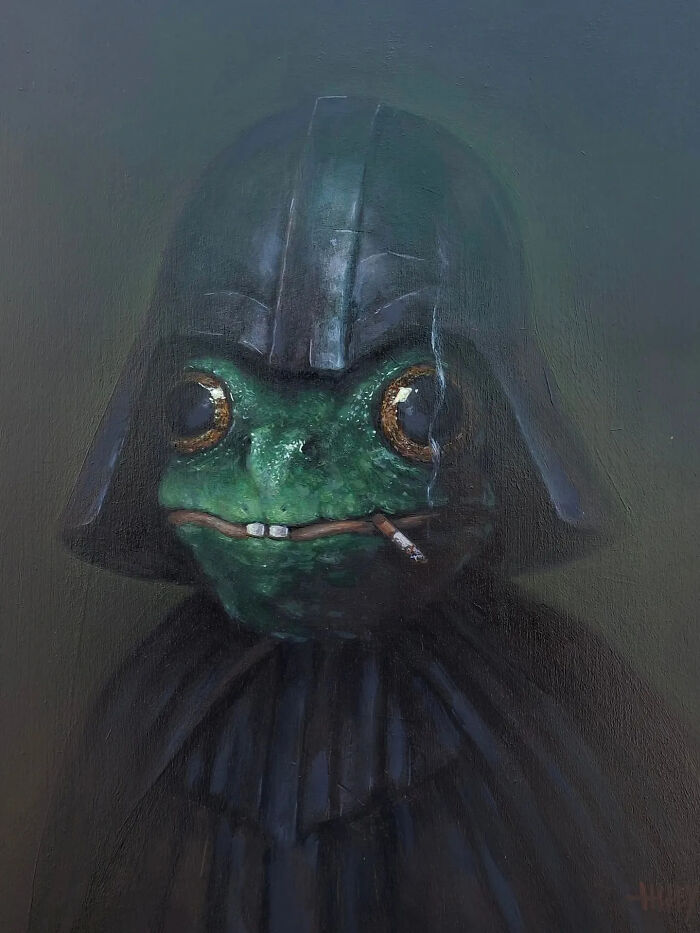 Wait, They Actually Made These Pop Culture Fever Dream Paintings?!