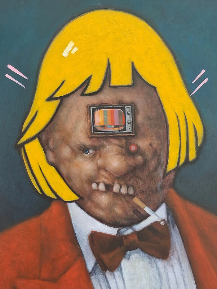 Wait, They Actually Made These Pop Culture Fever Dream Paintings?!