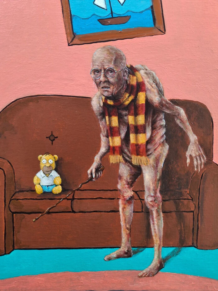 Wait, They Actually Made These Pop Culture Fever Dream Paintings?!