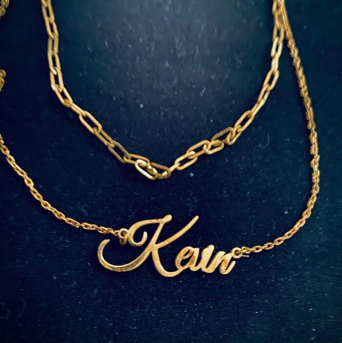 A Custom Name Necklace For Their Ultimate Carrie Bradshaw Moment