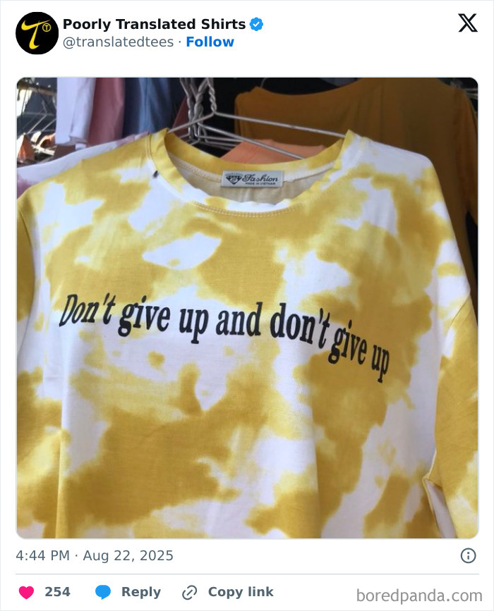 These T-Shirt Translations Are So Hilariously Wrong, You'll LOL for Days