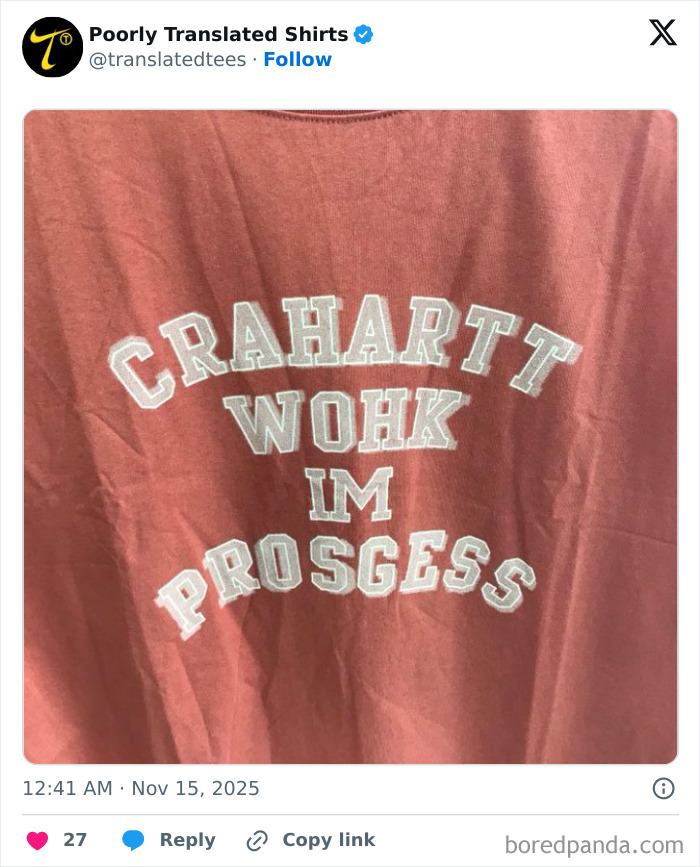 These T-Shirt Translations Are So Hilariously Wrong, You'll LOL for Days