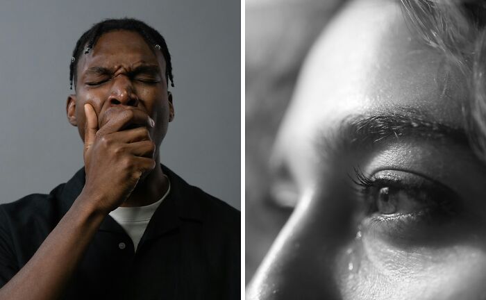 Constant yawning that screams 'bored' or tearing up like you’re always sad?