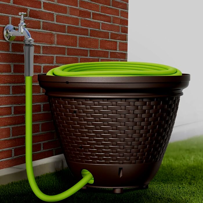 That Wild Garden Hose Monster? Tame It With This Garden Hose Holder Pot