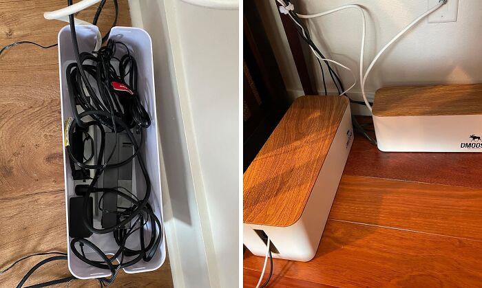 Wrangle Your Crazy Cords Into This Cable Management Box That Actually Looks Good
