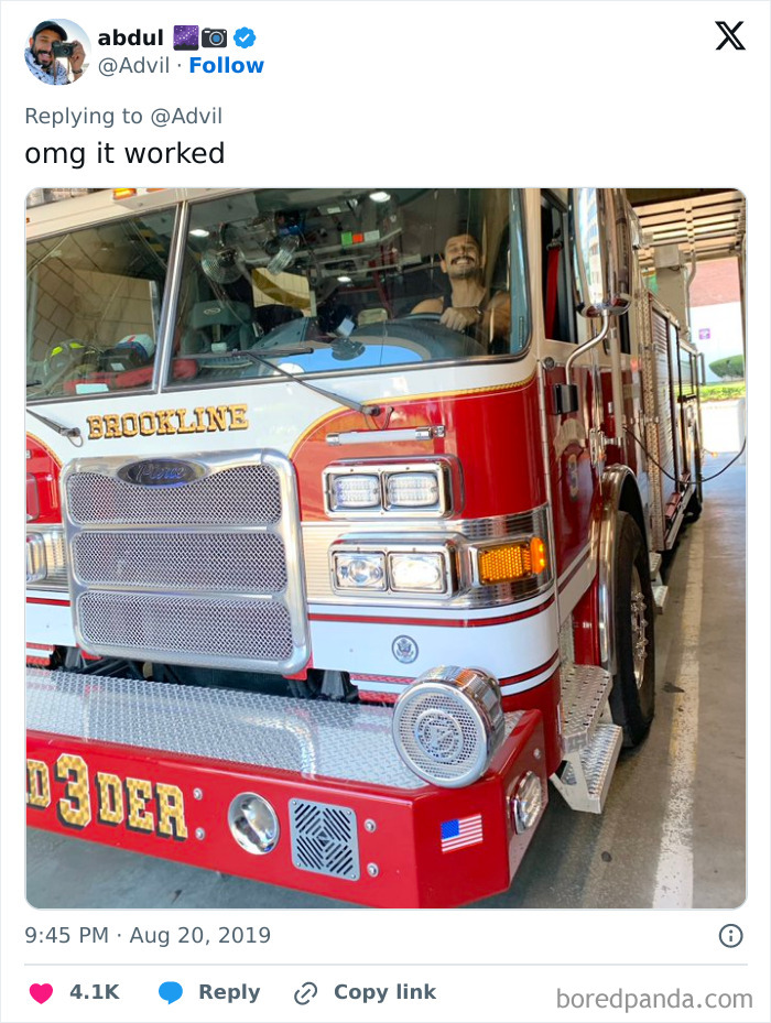 Always Wanted To Hop On A Fire Truck? Same. This Kid’s Dream Comes True