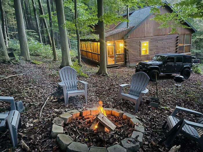 Bought A Cabin In The Woods—Dreams Do Come True, Folks